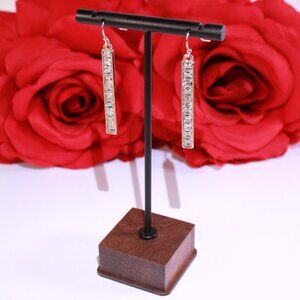 NWT The Limited Gold Tone with Clear Princes Cut Rhinestones